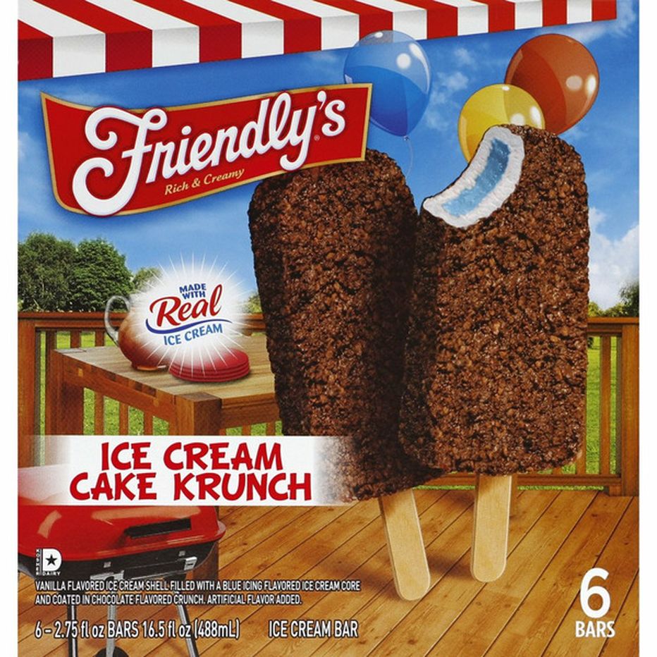 Friendly S Ice Cream Cake Krunch Bars Fl Oz Delivery Or Pickup