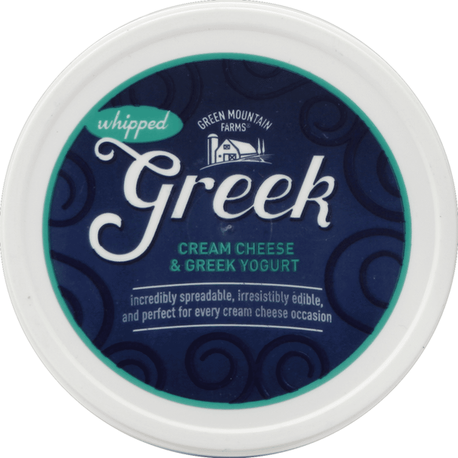 Green Mountain Farms Cream Cheese & Greek Yogurt, Whipped (8 oz ...