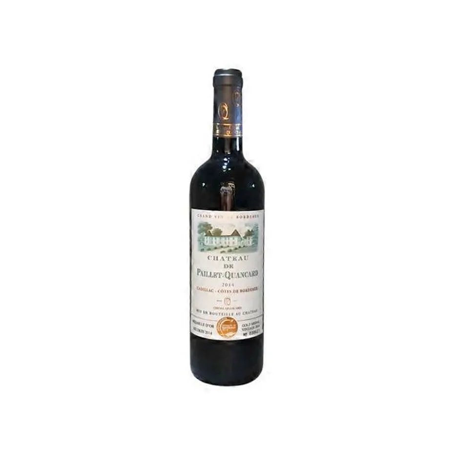 Chateau De Paillet Quancard Red Cadillac Bordeaux Wine 2019 (750 ml ...