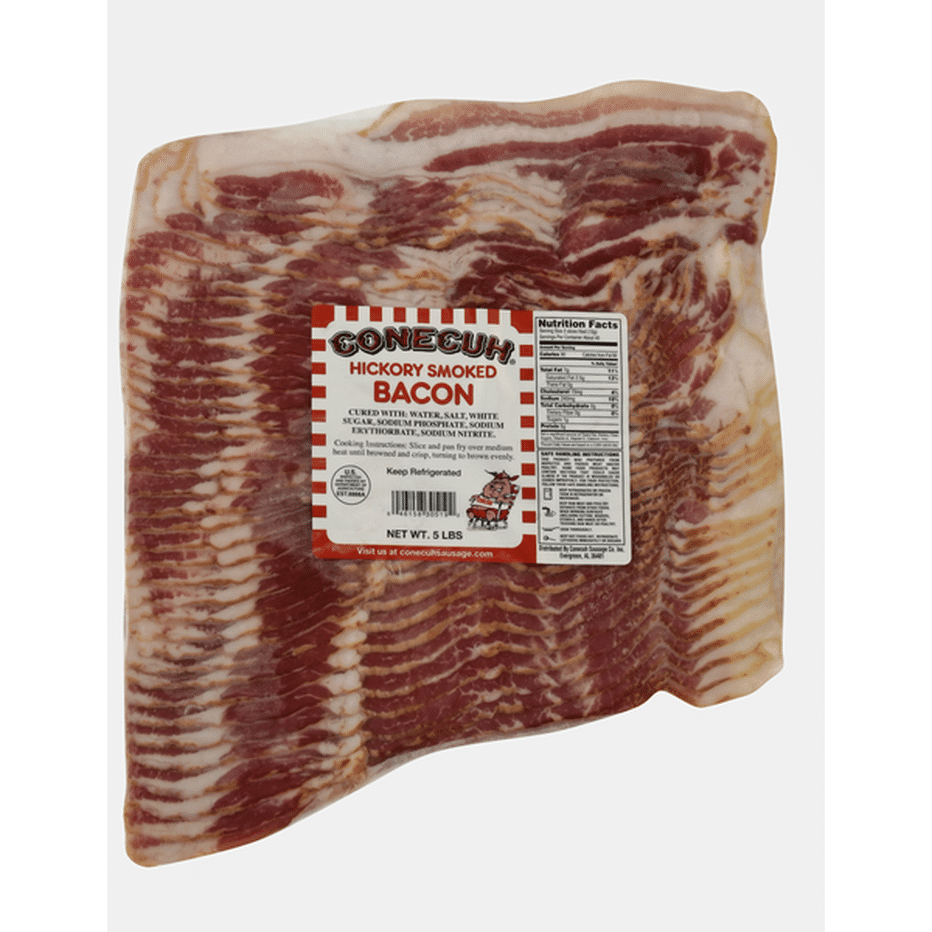 Conecuh Bacon, Hickory Smoked (5 lb) Delivery or Pickup Near Me - Instacart