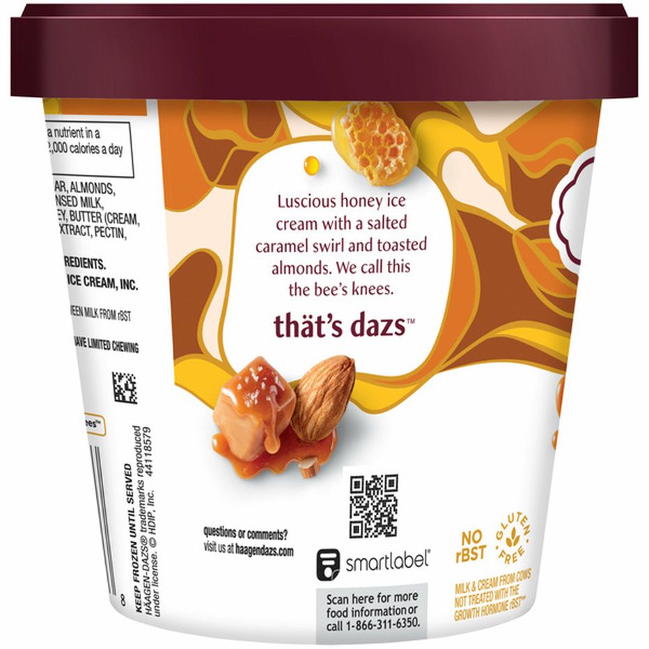 Haagen Dazs Haagan Dazs Honey Salted Caramel Almond Ice Cream 14 Fl Oz