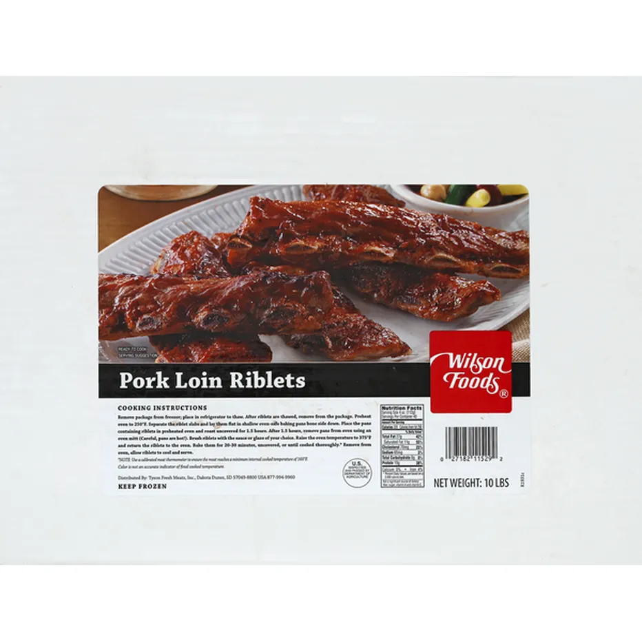 Wilson Foods Pork Loin Riblets 10 Lb Delivery Or Pickup Near Me