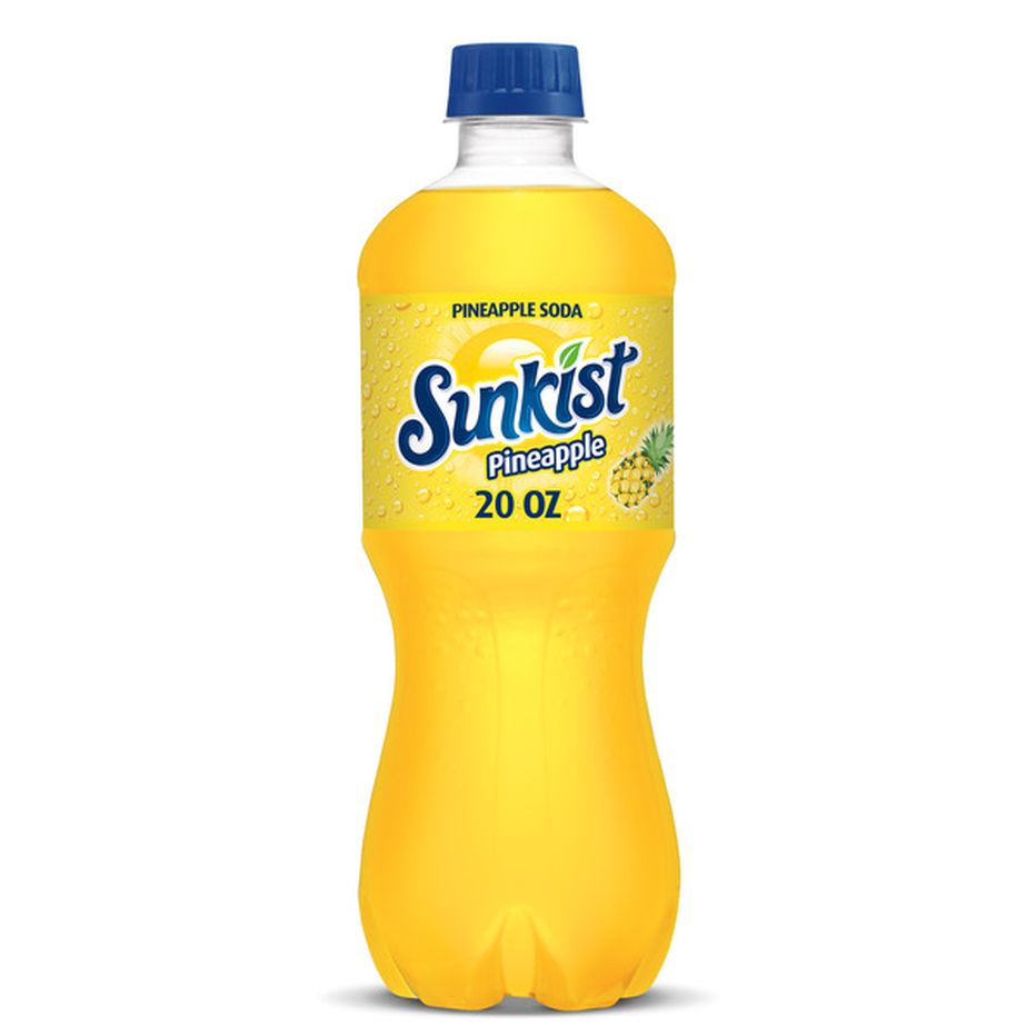 Sunkist Pineapple Soda (20 Fl Oz) Delivery Or Pickup Near Me - Instacart