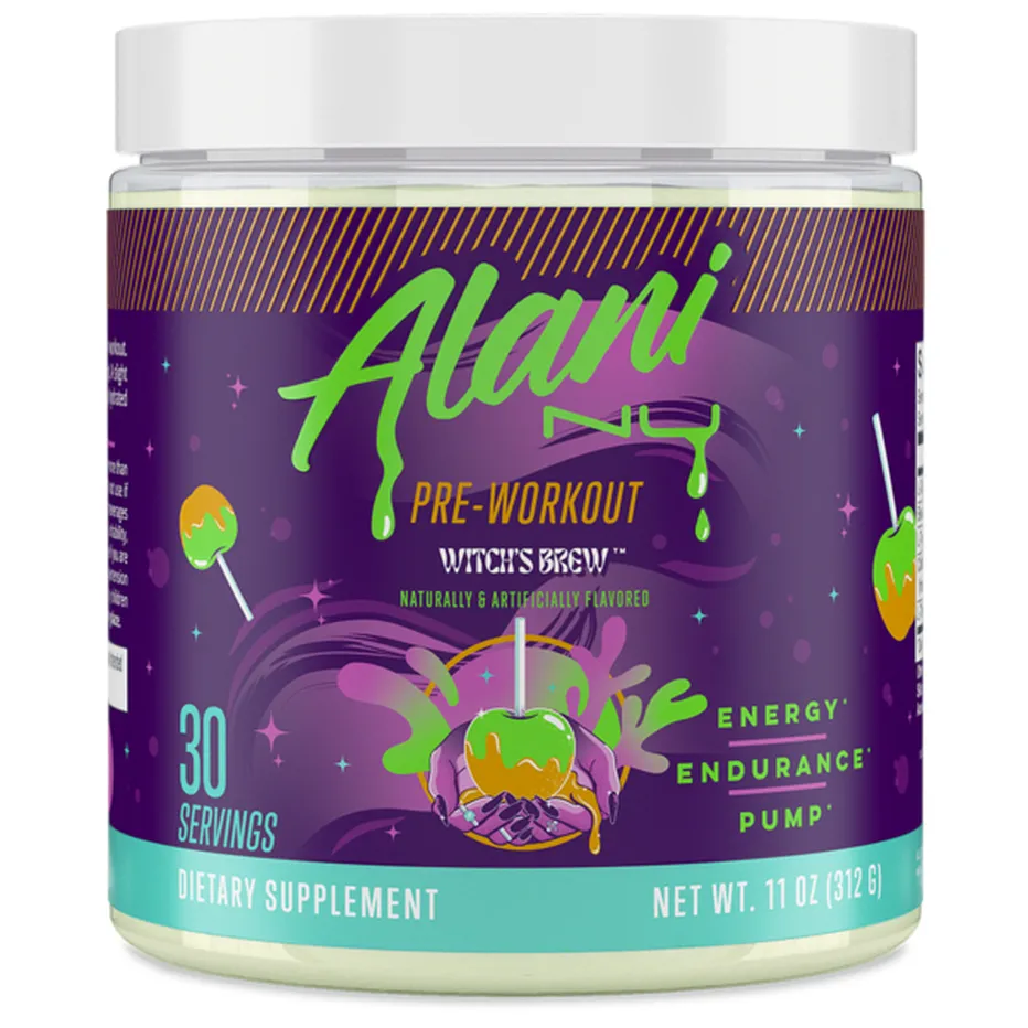 Alani Nu Limited Edition PreWorkout Powder Witch's Brew (11 oz