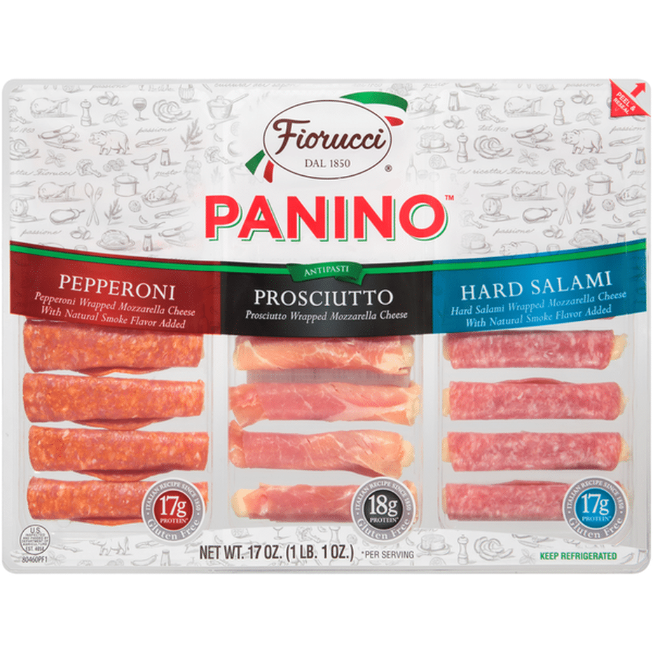 Fiorucci Panino Assortment with Pepperoni, Prosciutto, and Hard Salami ...