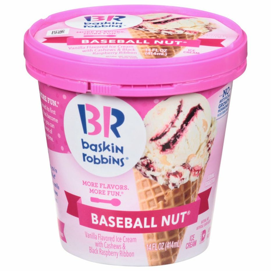 Baskin-Robbins Ice Cream, Baseball Nut (14 fl oz) Delivery or Pickup