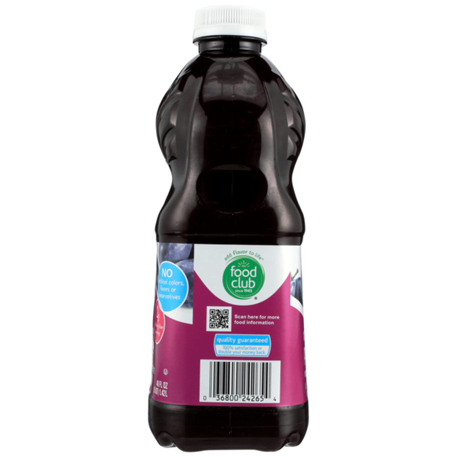 Food Club 100% Unsweetened Prune Juice (48 fl oz) Delivery or Pickup ...