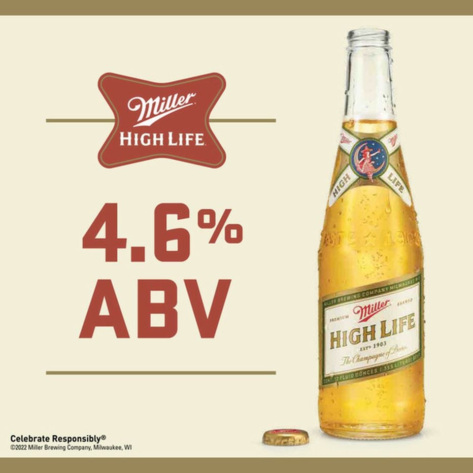 Miller High Life American Lager Beer (12 fl oz) Delivery or Pickup Near ...