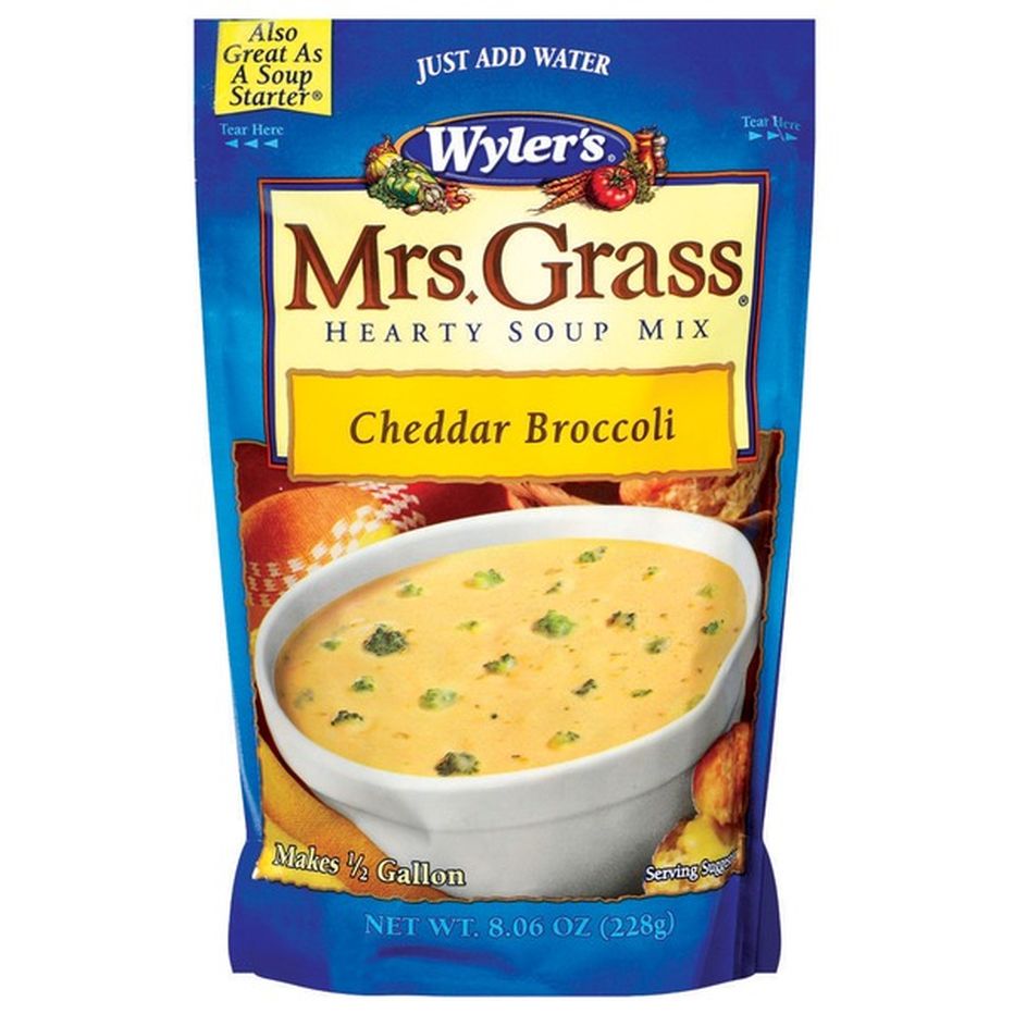 Wyler's Cheddar Broccoli Soup Starter Soup Mix (7.06 oz) Delivery or Pickup Near Me Instacart