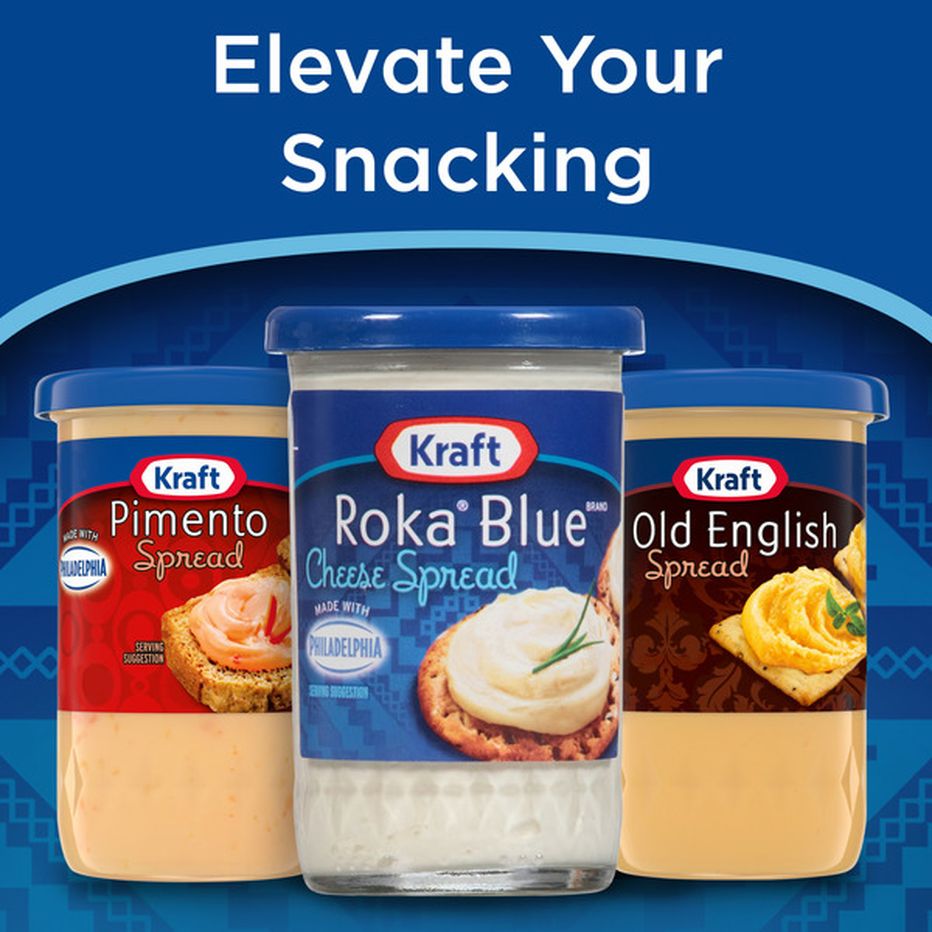 Kraft Roka Blue Cheese Spread With Philadelphia Cream Cheese (5 Oz ...