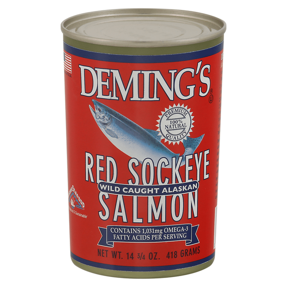 Deming's Red Sockeye Salmon, Wild Caught Alaskan (14.75 oz) Delivery or ...