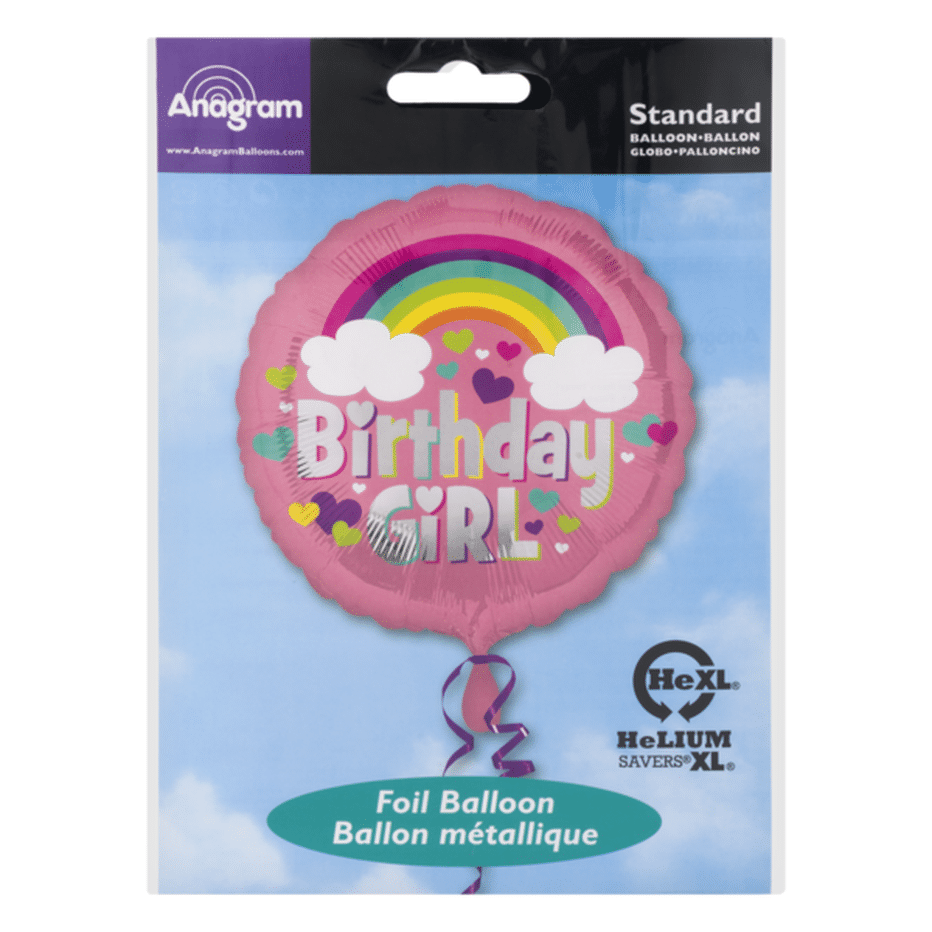 Anagram Standard Foil Balloon Birthday Girl (1 Ct) Delivery Or Pickup ...