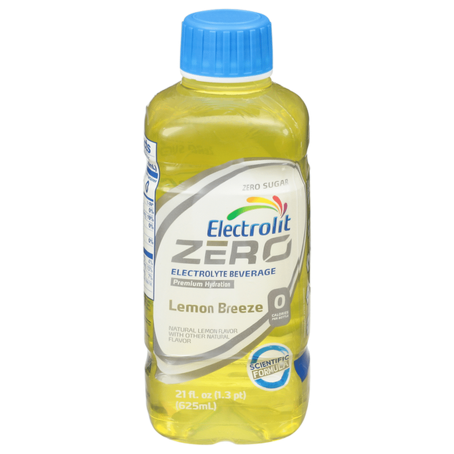 Electrolit Lemon Breeze Zero Sugar Electrolyte Beverage Premium Hydration 21 Oz Delivery Or