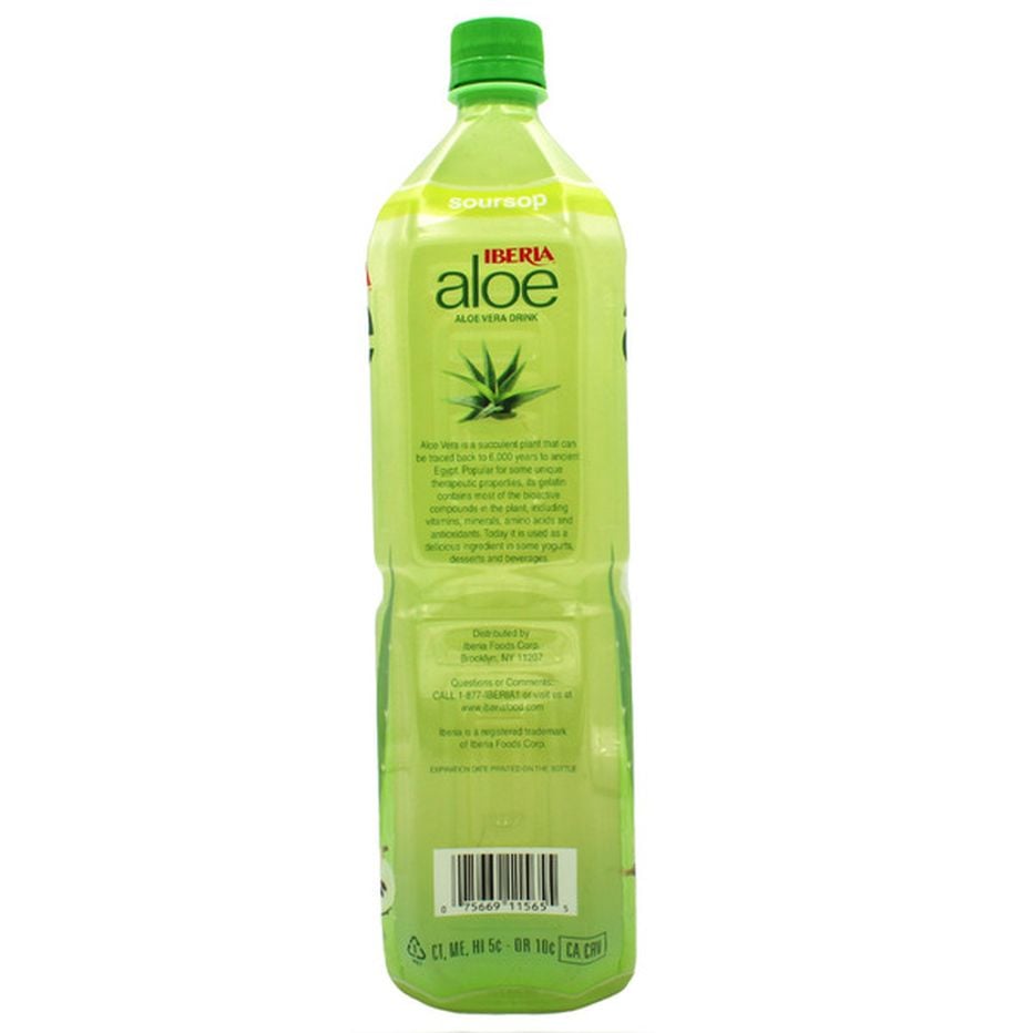 Iberia Aloe Vera Drink With Pure Aloe Pulp Soursop Fl Oz Delivery Or Pickup Near Me