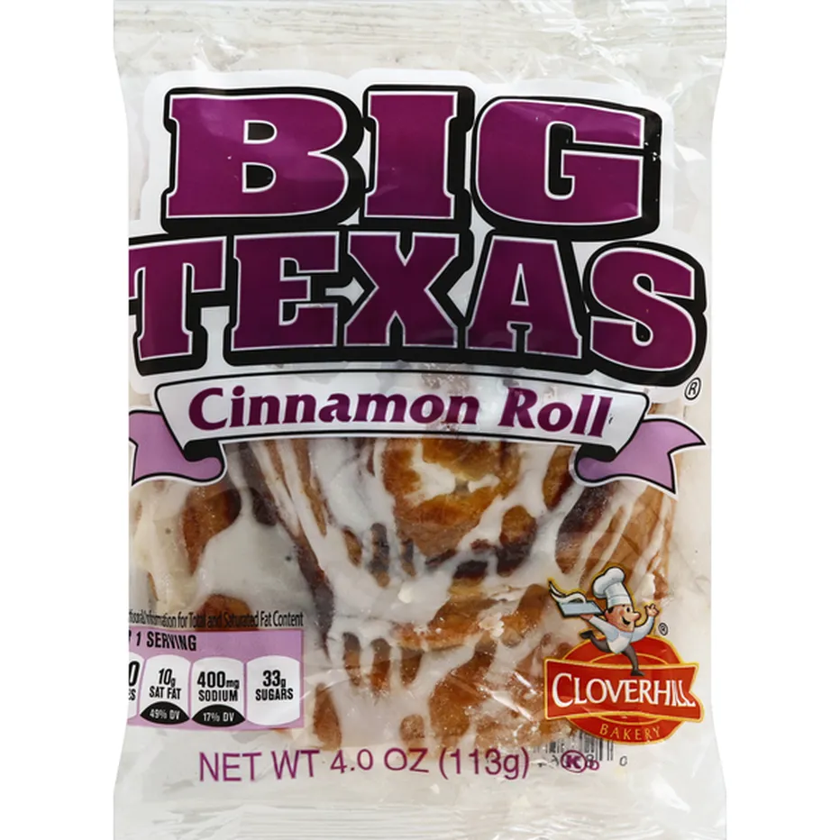 Cloverhill Big Texas Cinnamon Roll (4 oz) Delivery or Pickup Near Me ...