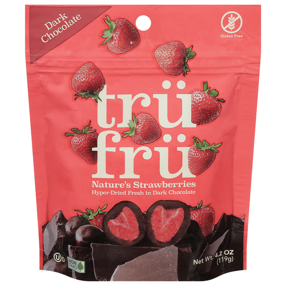 Tru Fru Nature's Strawberries, Dark Chocolate (4.2 oz) Delivery or ...