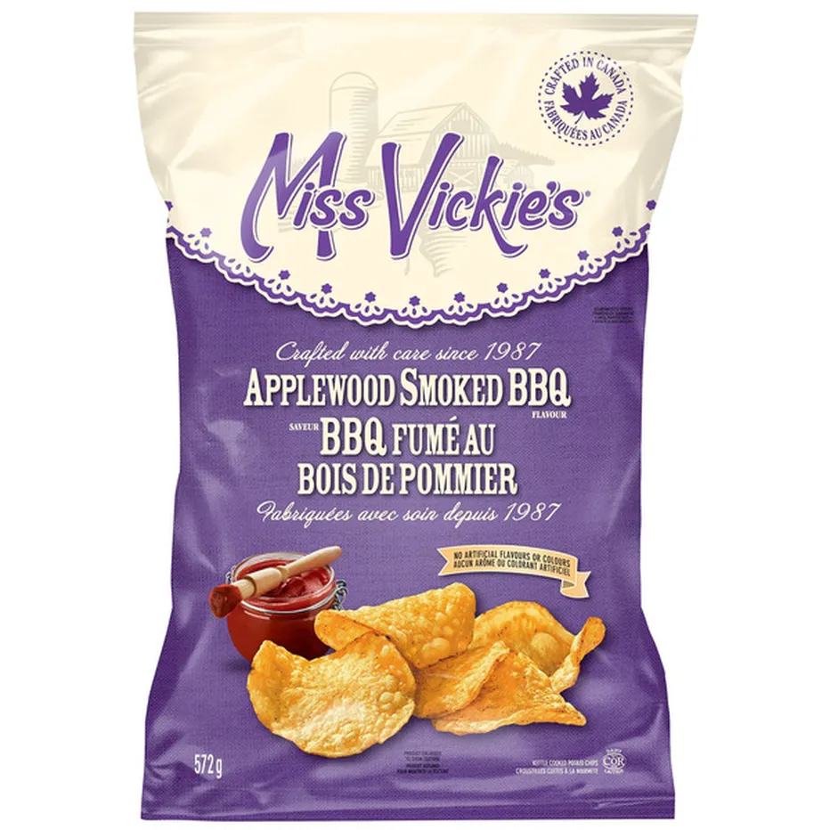 Miss Vickie's Applewood Smoked BBQ Potato Chips (572 g) Delivery or ...