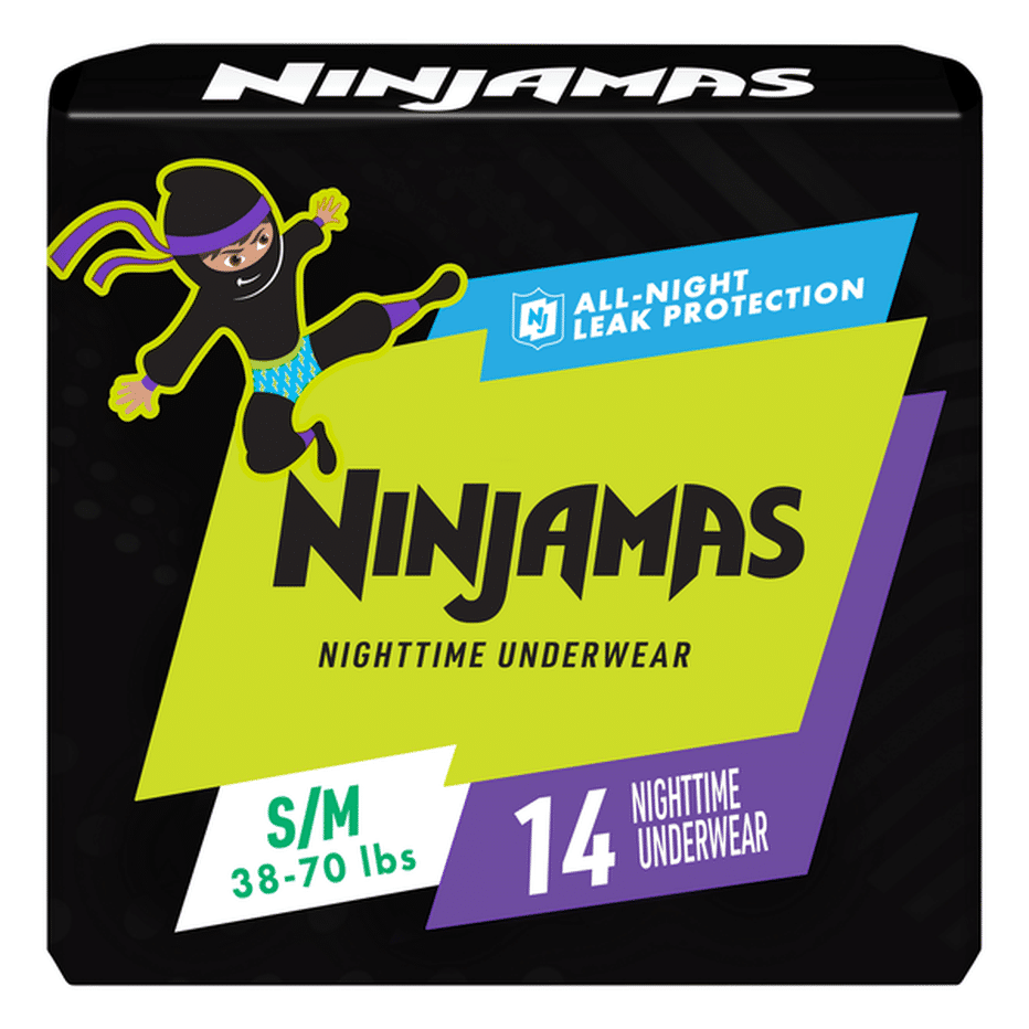 Ninjamas Odormask Nighttime Bedwetting Underwear Boy Size Sm 14 Ct Delivery Or Pickup Near Me 5507