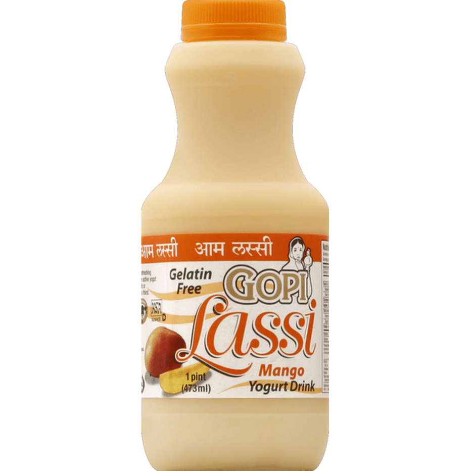 Gopi Lassi Yogurt Drink, Mango (16 fl oz) Delivery or Pickup Near Me ...