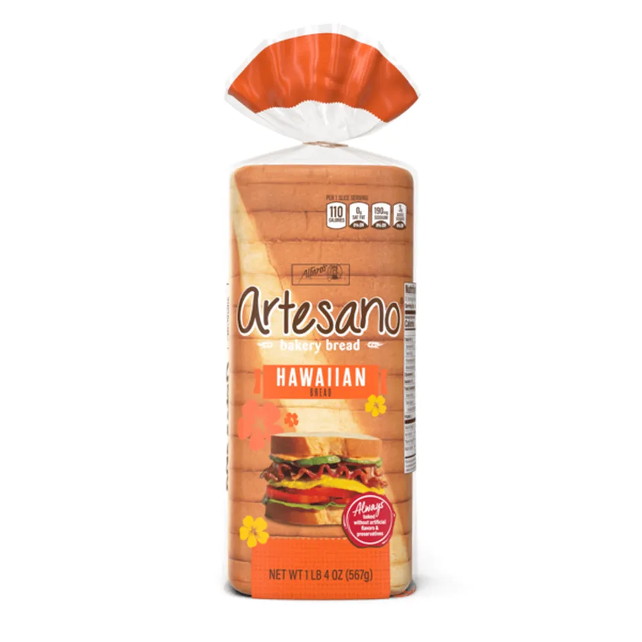 Alfaro's Artesano Hawaiian Bread, Sweet Pre-sliced Hawaiian Bread (20 ...