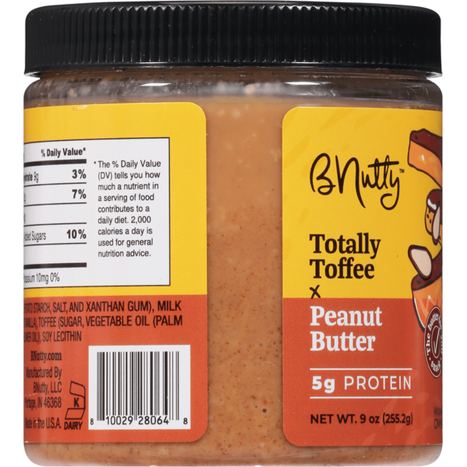 BNutty Peanut Butter, Totally Toffee (9 Oz) Delivery Or Pickup Near Me ...