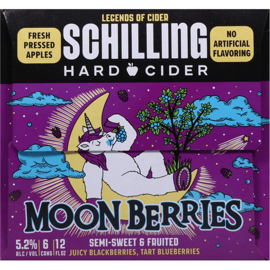 Schilling Hard Cider Hard Cider, Moon Berries (12 fl oz) Delivery or