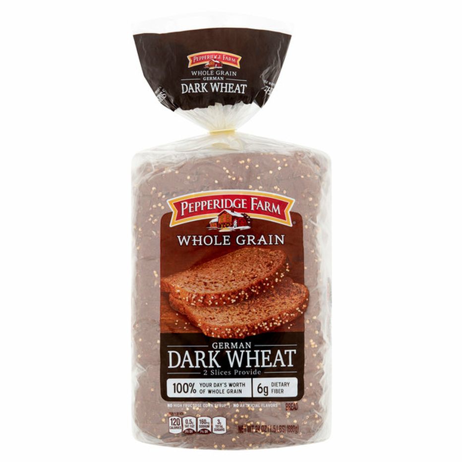 Pepperidge Farm® Whole Grain Whole Grain German Dark Wheat Bread (24 oz ...