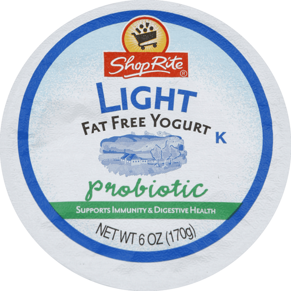 ShopRite Yogurt, Fat Free, Light, Blueberry (6 oz) Delivery or Pickup Near Me Instacart