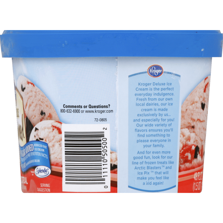 Kroger Ice Cream Reduced Fat No Sugar Added Cherry Cordial 48 Oz Delivery Or Pickup Near Me 6393