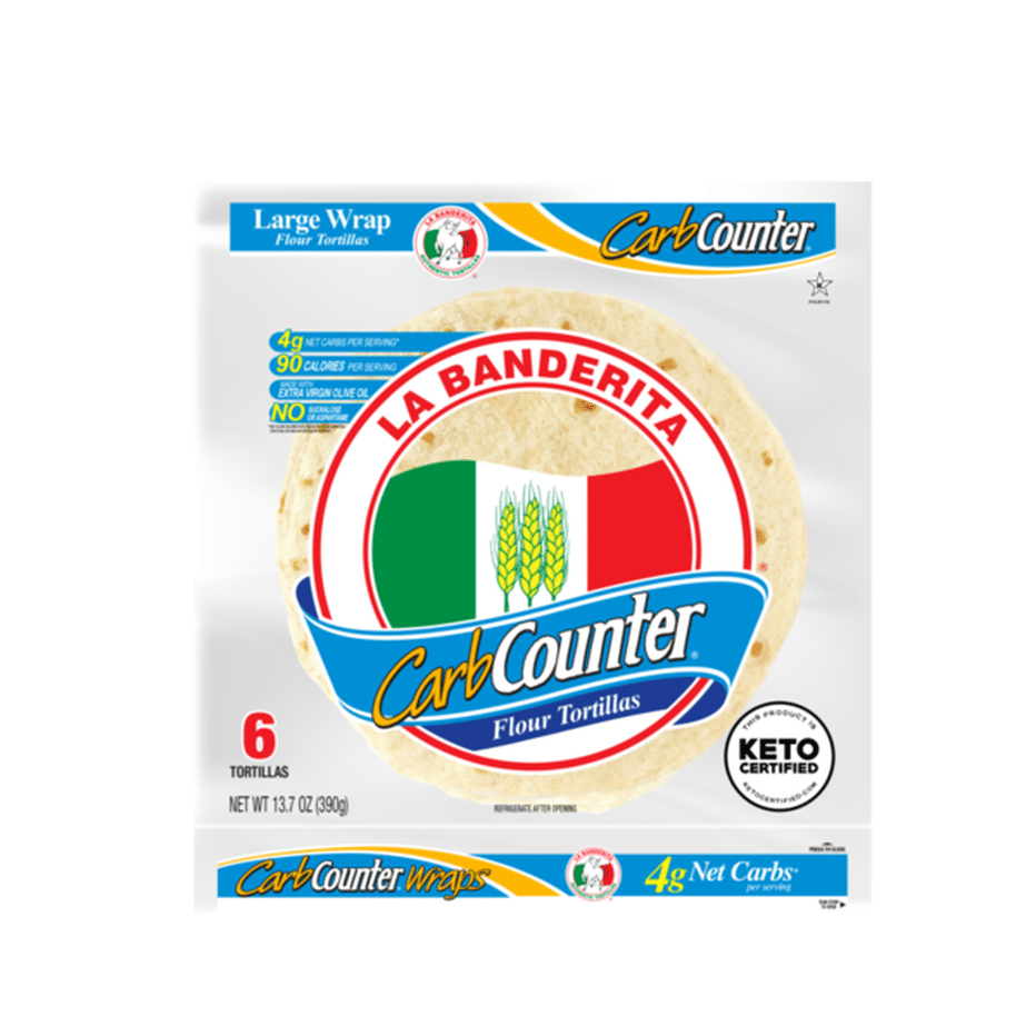 La Banderita 10" Low Carb Tortilla, Keto Certified (6 ct) Delivery or