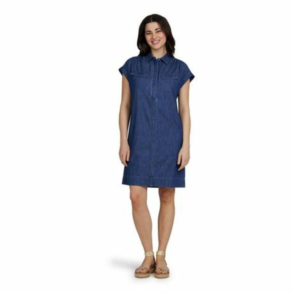 Chaps Denim Dress, Large - Blue (1 each) Delivery or Pickup Near Me ...