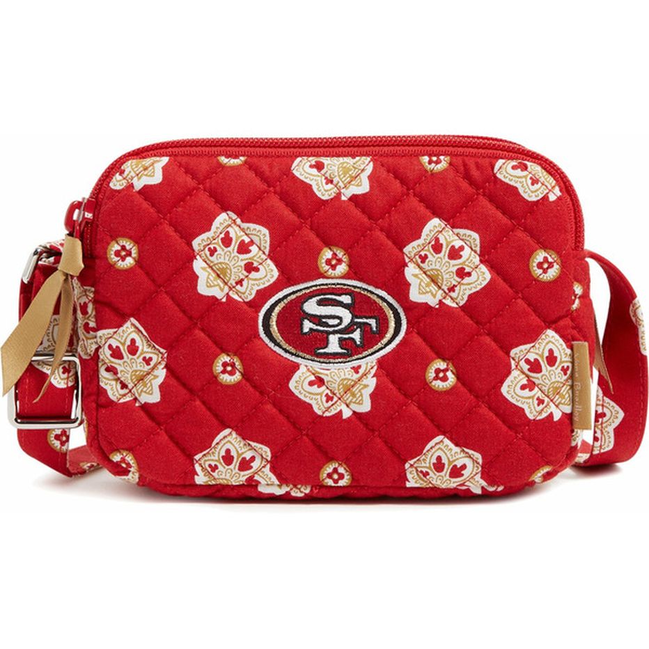 Vera Bradley San Francisco 49ers All In One RFID Crossbody Stadium Bag ...