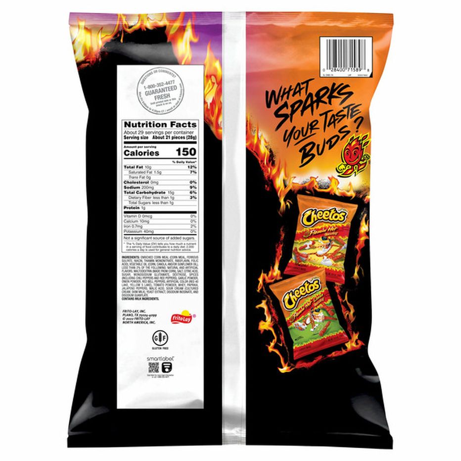 Cheetos Tangy Chili Fusion Flamin Hot Cheese Flavored Snacks 288 Oz Delivery Or Pickup Near 0669