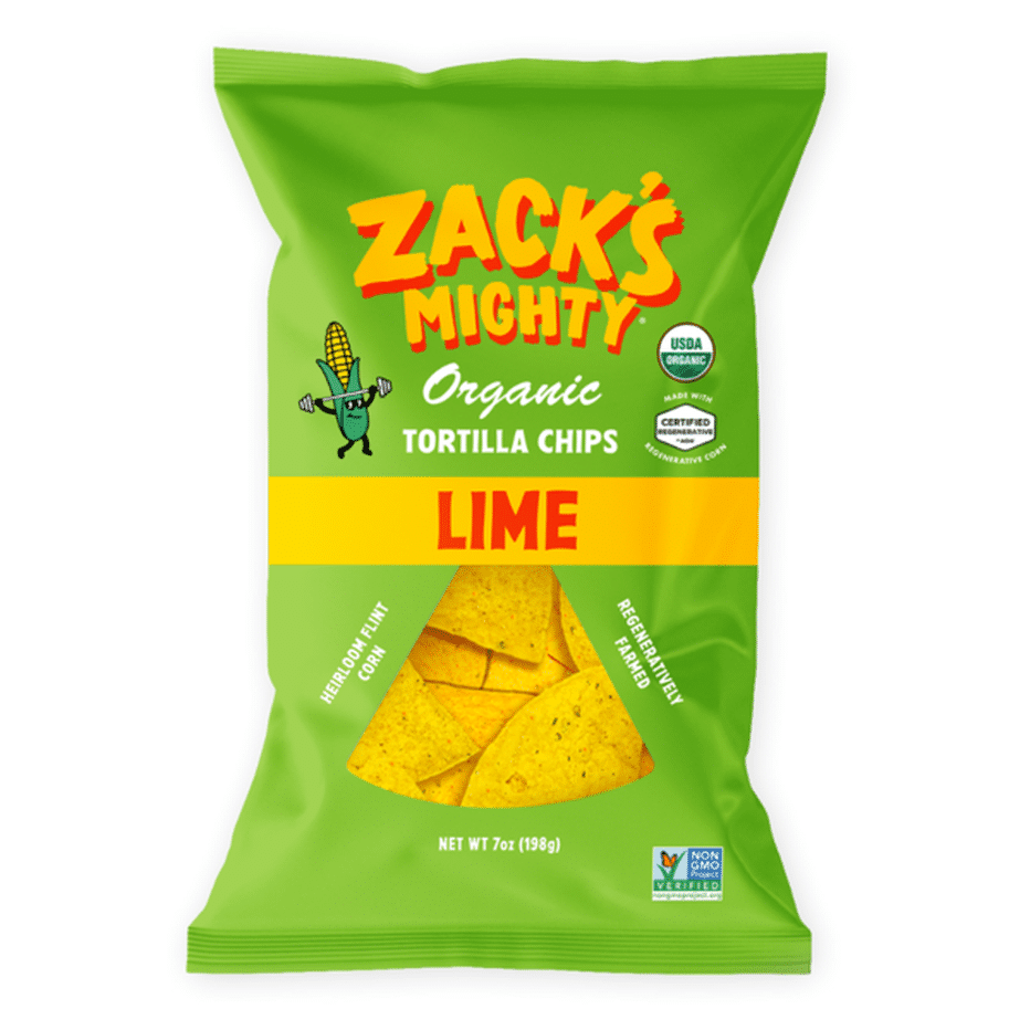 Zack's Mighty Lime Tortilla Chips, Organic (7 oz) Delivery or Pickup ...