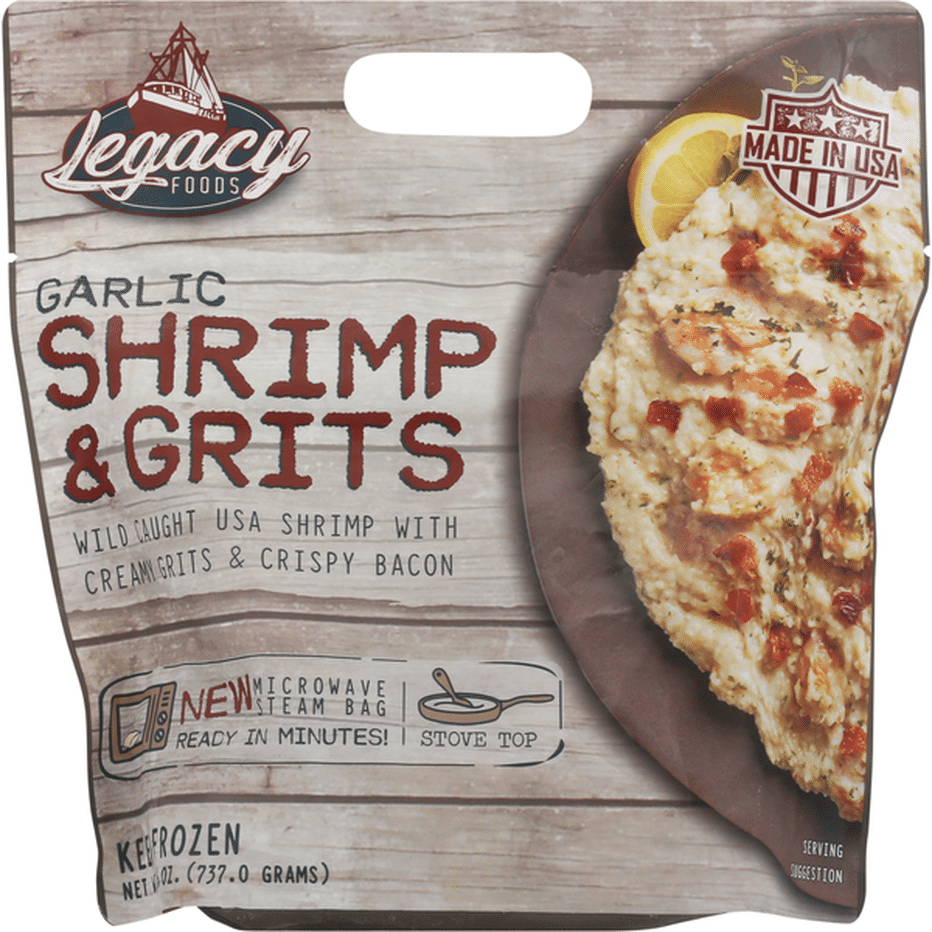 Legacy Foods Shrimp & Grits, Garlic (26 oz) Delivery or Pickup Near Me