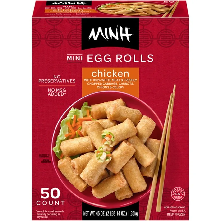 Minh Mini Chicken Egg Rolls 46 Oz Delivery Or Pickup Near Me Instacart   Large Dc81d87c 8640 4d3b 91e0 7d58798dfd34 