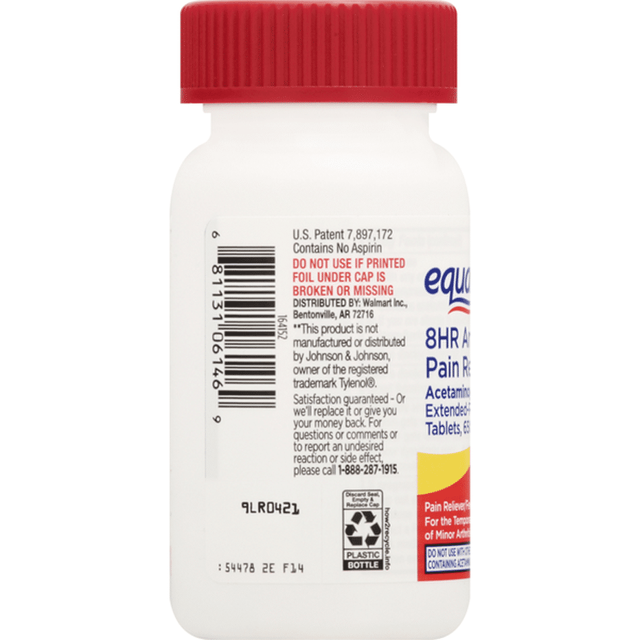 Equate 8hr Arthritis Pain Relief 650 Mg Caplets 100 Each Delivery Or Pickup Near Me Instacart