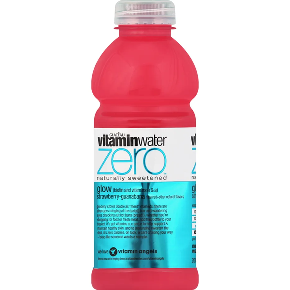 vitaminwater Glow, Strawberry-Guanabana (20 fl oz) Delivery or Pickup ...