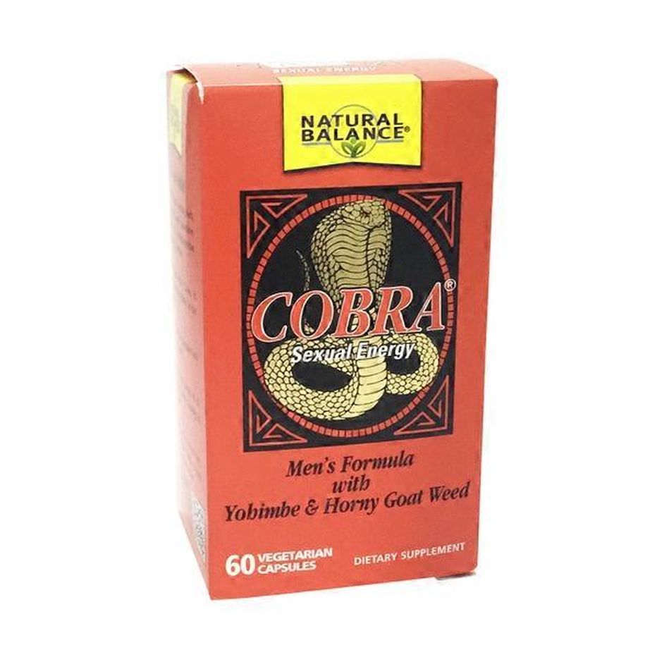 Natural Balance Cobra Sexual Energy Vegetarian Capsules 60 Ct 3581