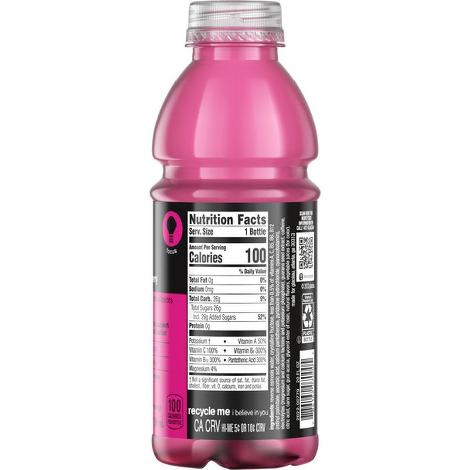 Vitaminwater Focus Electrolyte Enhanced Water W/ Vitamins, Kiwi ...